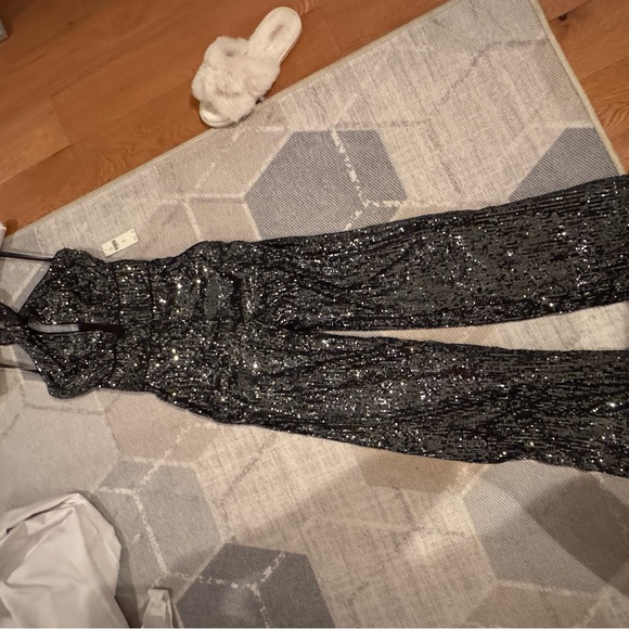 Maeve Anthropologie Sequin Jumpsuit - Picture 5 of 11